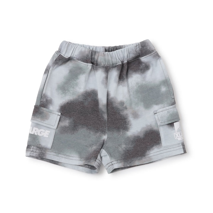 日本童裝 XLARGE KIDS 漸變扎染工裝短褲 80-140cm 男童款 夏季 PANTS