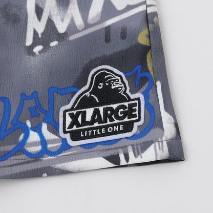 日本童裝 XLARGE KIDS 噴霧藝術印花短褲 90-140cm 男童款 夏季 PANTS