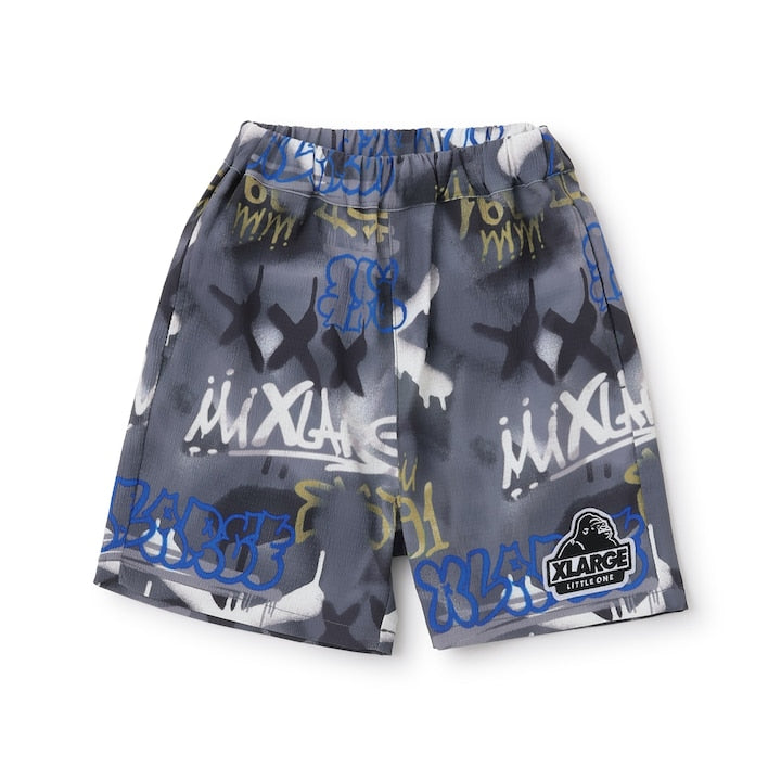 日本童裝 XLARGE KIDS 噴霧藝術印花短褲 90-140cm 男童款 夏季 PANTS