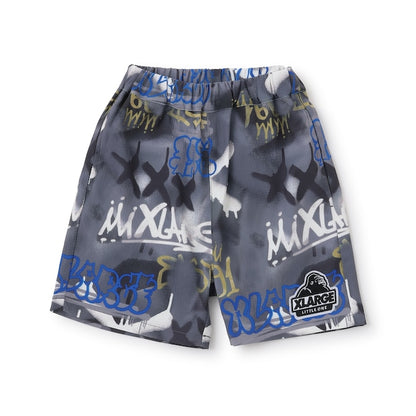 日本童裝 XLARGE KIDS 噴霧藝術印花短褲 90-140cm 男童款 夏季 PANTS