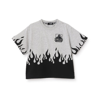 日本童裝 XLARGE KIDS 火火圖案短袖上衣 80-140cm 男童款 夏季 TOPS
