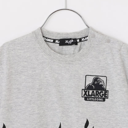 日本童裝 XLARGE KIDS 火火圖案短袖上衣 80-140cm 男童款 夏季 TOPS
