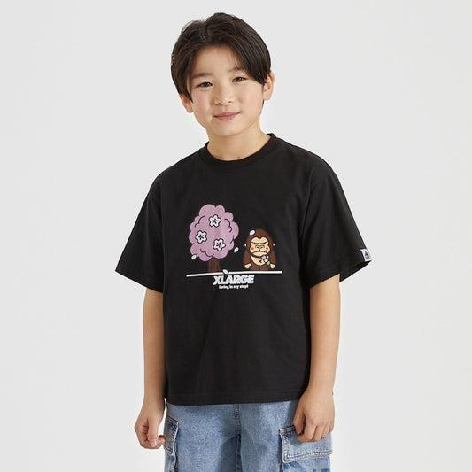 日本童裝 XLARGE KIDS 春季猩猩圖案短袖上衣 80-140cm 男童款 夏季 TOPS