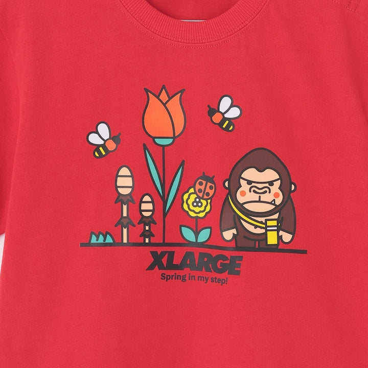 日本童裝 XLARGE KIDS 春季猩猩圖案短袖上衣 80-140cm 男童款 夏季 TOPS