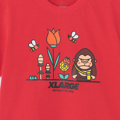 日本童裝 XLARGE KIDS 春季猩猩圖案短袖上衣 80-140cm 男童款 夏季 TOPS