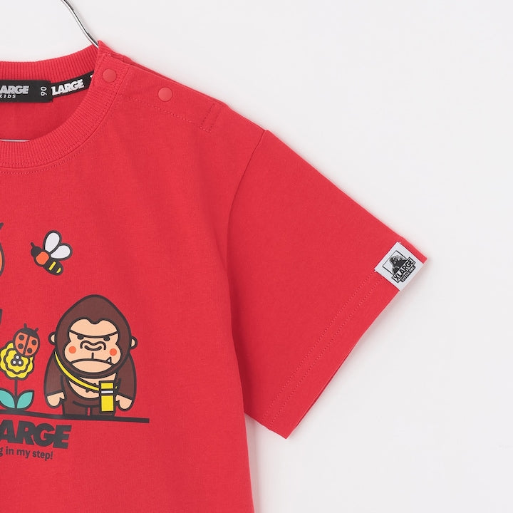日本童裝 XLARGE KIDS 春季猩猩圖案短袖上衣 80-140cm 男童款 夏季 TOPS