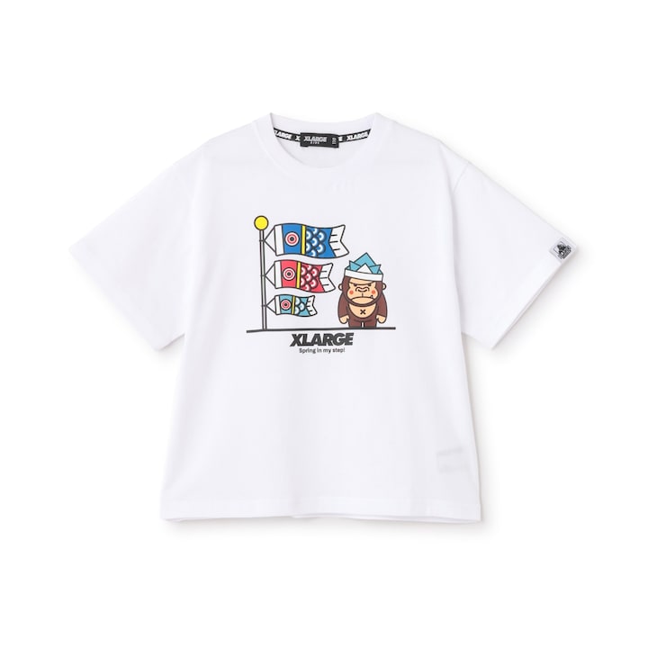 日本童裝 XLARGE KIDS 春季猩猩圖案短袖上衣 80-140cm 男童款 夏季 TOPS