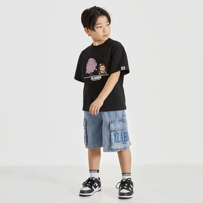日本童裝 XLARGE KIDS 春季猩猩圖案短袖上衣 80-140cm 男童款 夏季 TOPS