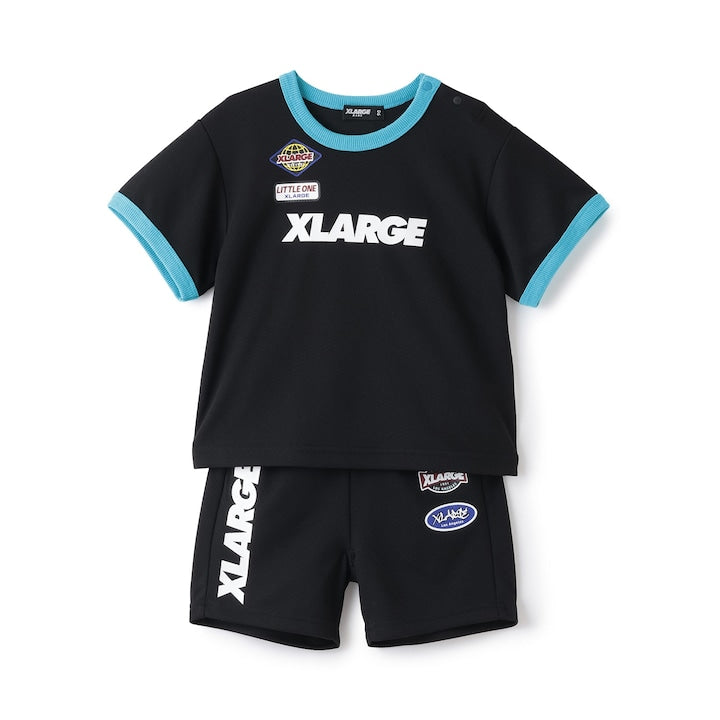 日本童裝 XLARGE KIDS 運動兩件套裝 80-140cm 男童款 夏季 TOPS PANTS