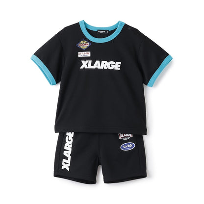 日本童裝 XLARGE KIDS 運動兩件套裝 80-140cm 男童款 夏季 TOPS PANTS