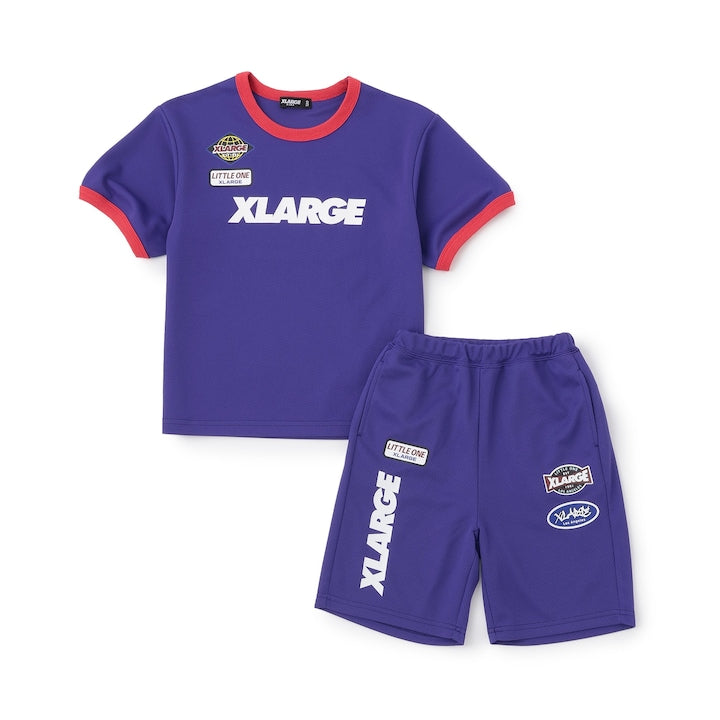 日本童裝 XLARGE KIDS 運動兩件套裝 80-140cm 男童款 夏季 TOPS PANTS