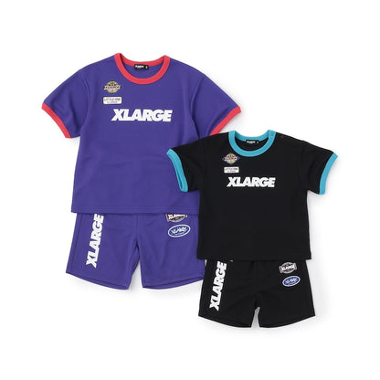 日本童裝 XLARGE KIDS 運動兩件套裝 80-140cm 男童款 夏季 TOPS PANTS