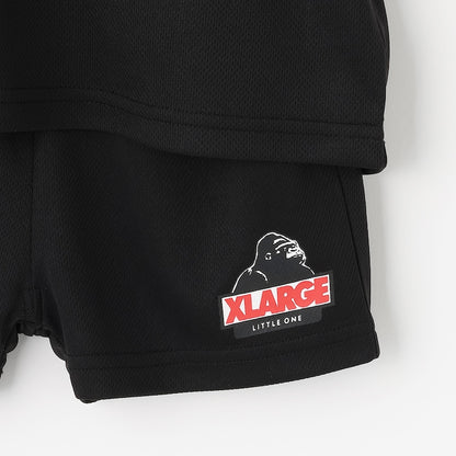 日本童裝 XLARGE KIDS 運動網眼兩件套裝 80-140cm 男童款 夏季 TOPS PANTS