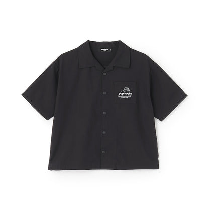 日本童裝 XLARGE KIDS 頭巾巴拿馬編織短袖襯衫 90-140cm 男童款 夏季 TOPS