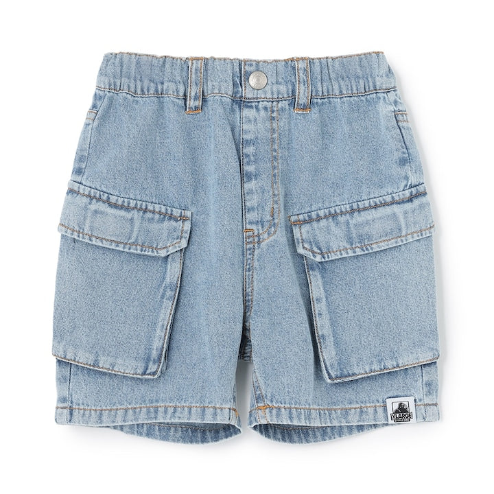 日本童裝 XLARGE KIDS 水洗牛仔工裝短褲 90-140cm 男童款 夏季 PANTS