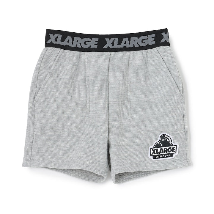 日本童裝 XLARGE KIDS 腰部logo華夫格紋短褲 80-140cm 男童款 夏季 PANTS