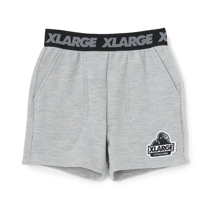 日本童裝 XLARGE KIDS 腰部logo華夫格紋短褲 80-140cm 男童款 夏季 PANTS