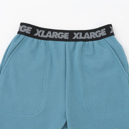 日本童裝 XLARGE KIDS 腰部logo華夫格紋短褲 80-140cm 男童款 夏季 PANTS