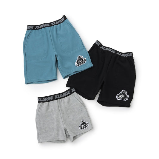 日本童裝 XLARGE KIDS 腰部logo華夫格紋短褲 80-140cm 男童款 夏季 PANTS