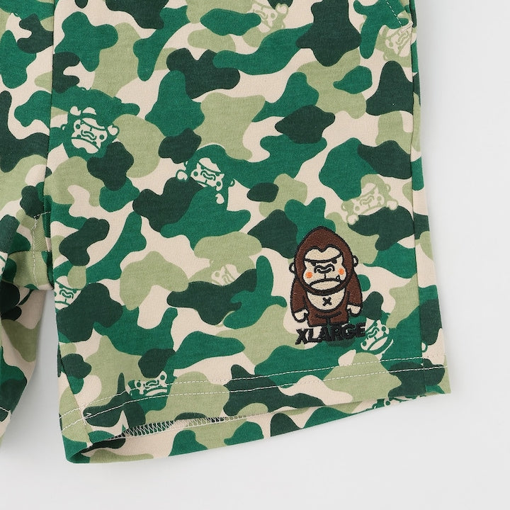 日本童裝 XLARGE KIDS 迷彩猩猩短褲 80-140cm 男童款 夏季 PANTS