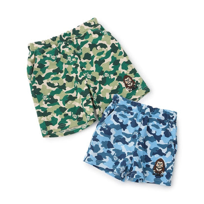 日本童裝 XLARGE KIDS 迷彩猩猩短褲 80-140cm 男童款 夏季 PANTS