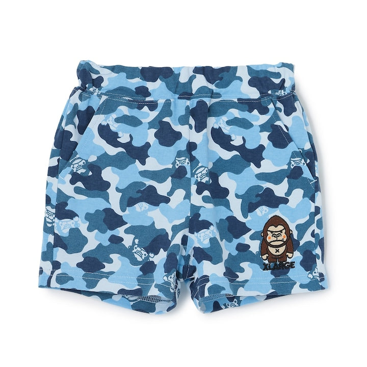日本童裝 XLARGE KIDS 迷彩猩猩短褲 80-140cm 男童款 夏季 PANTS