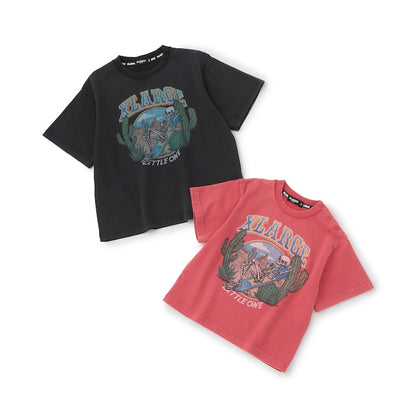 日本童裝 XLARGE KIDS 骷髏滑板復古風上衣 90-140cm 男童款 夏季 TOPS