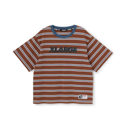 日本童裝 XLARGE KIDS 條紋短袖上衣 90-140cm 男童款 夏季 TOPS