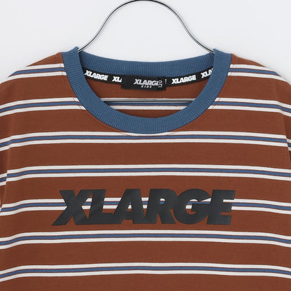 日本童裝 XLARGE KIDS 條紋短袖上衣 90-140cm 男童款 夏季 TOPS