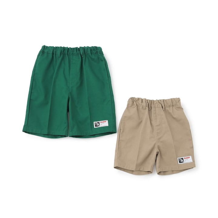 日本童裝 XLARGE KIDS 斜紋短褲 90-140cm 男童款 夏季 PANTS