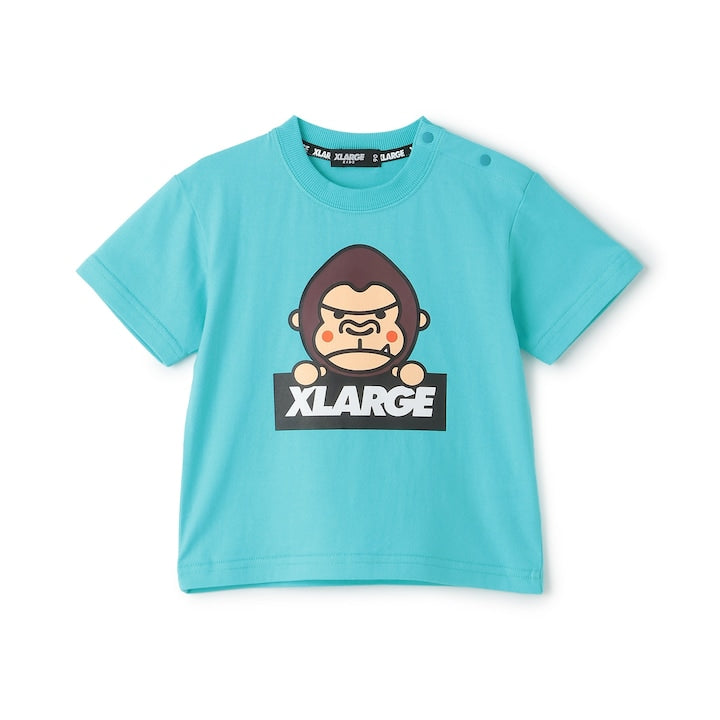 日本童裝 XLARGE KIDS 猩猩變色短袖上衣 80-140cm 男童款 夏季 TOPS