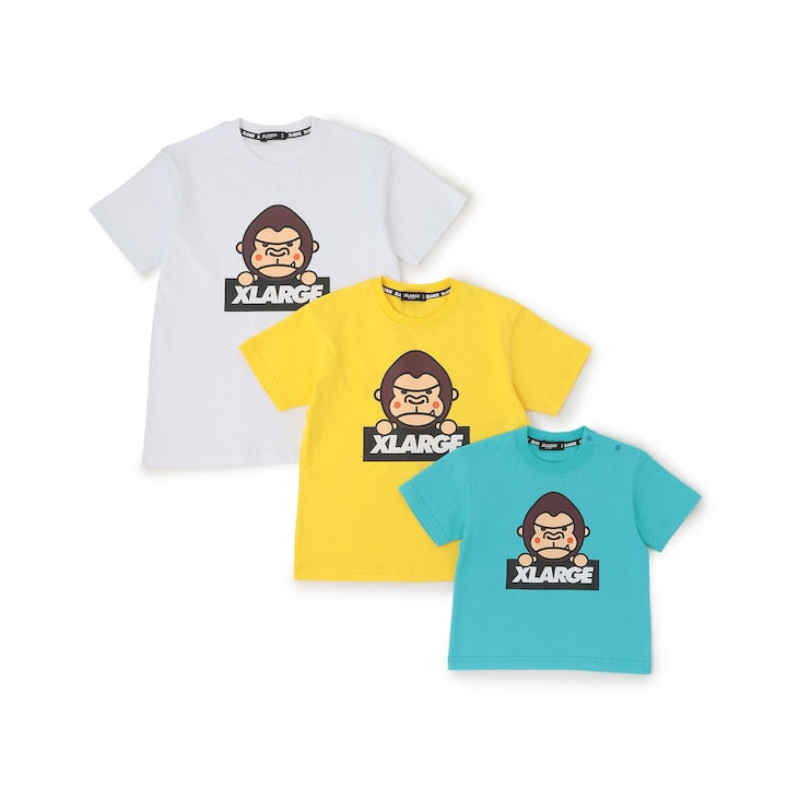 日本童裝 XLARGE KIDS 猩猩變色短袖上衣 80-140cm 男童款 夏季 TOPS