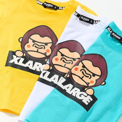 日本童裝 XLARGE KIDS 猩猩變色短袖上衣 80-140cm 男童款 夏季 TOPS
