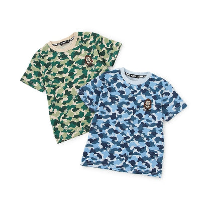 日本童裝 XLARGE KIDS 迷彩猩猩上衣 80-140cm 男童款 夏季 TOPS