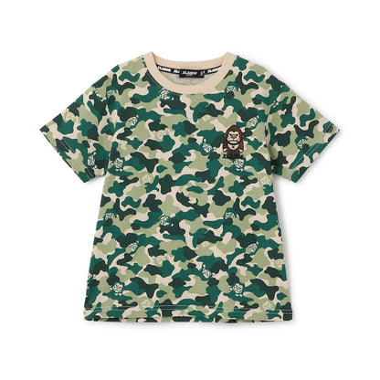 日本童裝 XLARGE KIDS 迷彩猩猩上衣 80-140cm 男童款 夏季 TOPS