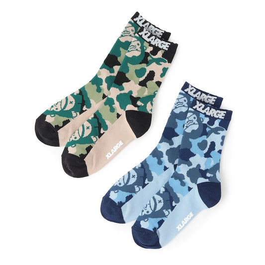 日本直送 XLARGE KIDS 襪一對 13-21cm 襪系列