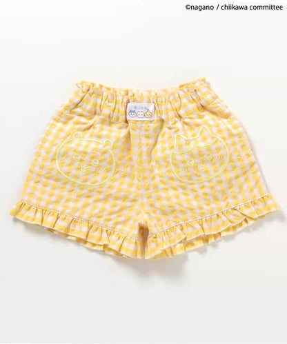日本童裝 apres les cours x Chiikawa 格仔短褲 80-140cm 男童款/女童款 夏季 PANTS