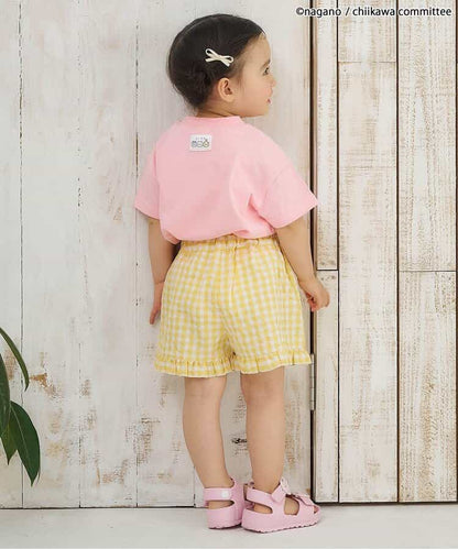 日本童裝 apres les cours x Chiikawa 格仔短褲 80-140cm 男童款/女童款 夏季 PANTS