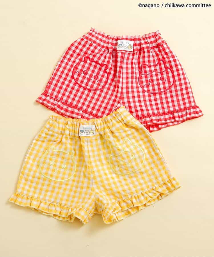 日本童裝 apres les cours x Chiikawa 格仔短褲 80-140cm 男童款/女童款 夏季 PANTS