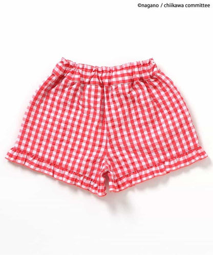 日本童裝 apres les cours x Chiikawa 格仔短褲 80-140cm 男童款/女童款 夏季 PANTS