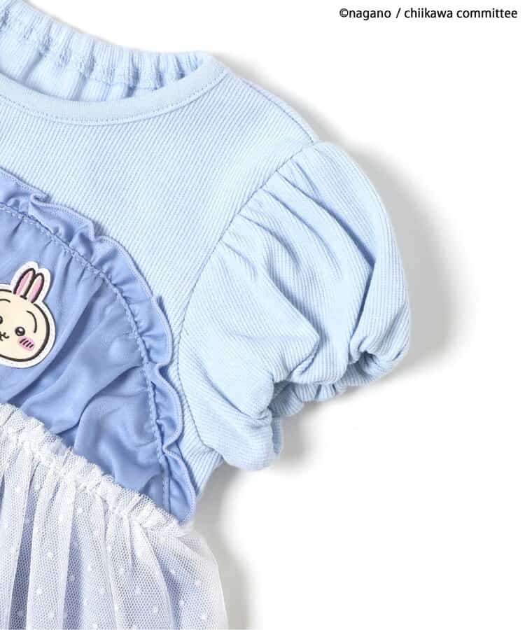 日本童裝 apres les cours x Chiikawa 薄紗拼接上衣 80-140cm 女童款 夏季 TOPS