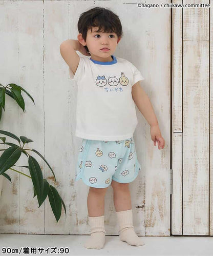 日本童裝 apres les cours x Chiikawa 兩件套裝 80-140cm 男童款/女童款 夏季 TOPS PANTS