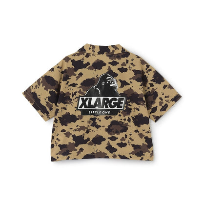 日本童裝 XLARGE KIDS 迷彩襯衫 90-140cm 男童款 夏季 TOPS