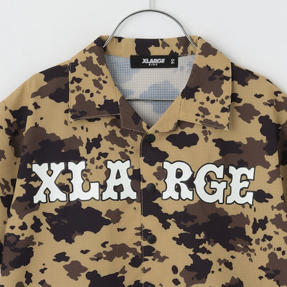 日本童裝 XLARGE KIDS 迷彩襯衫 90-140cm 男童款 夏季 TOPS