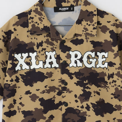 日本童裝 XLARGE KIDS 迷彩襯衫 90-140cm 男童款 夏季 TOPS