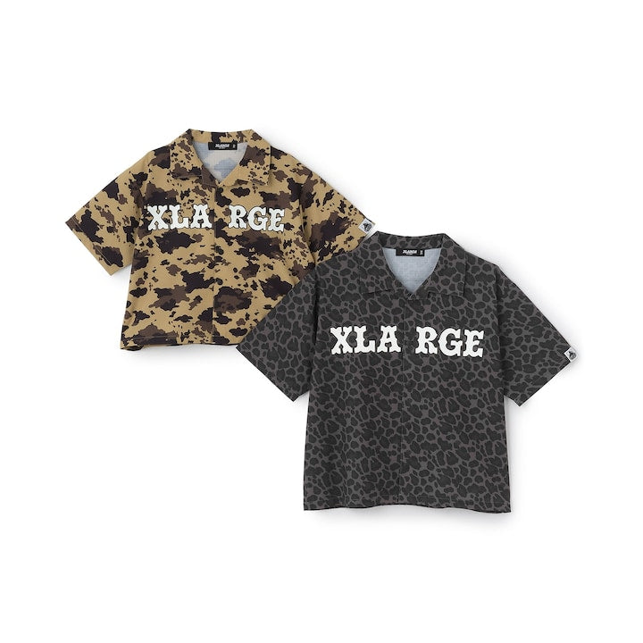 日本童裝 XLARGE KIDS 迷彩襯衫 90-140cm 男童款 夏季 TOPS