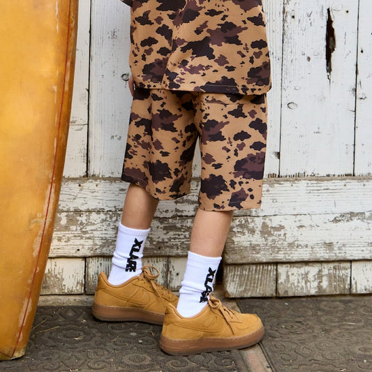 日本童裝 XLARGE KIDS 迷彩短褲 90-140cm 男童款 夏季 PANTS