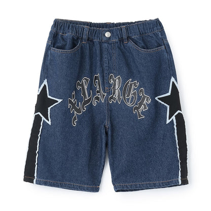 日本童裝 XLARGE KIDS 星星牛仔短褲 90-140cm 男童款 夏季 PANTS