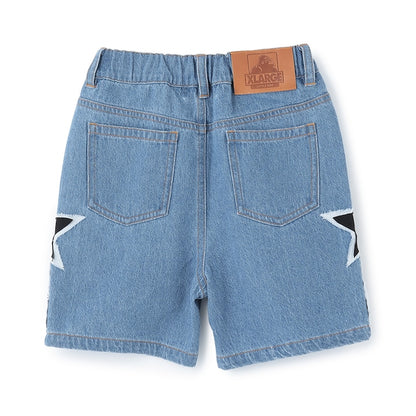 日本童裝 XLARGE KIDS 星星牛仔短褲 90-140cm 男童款 夏季 PANTS