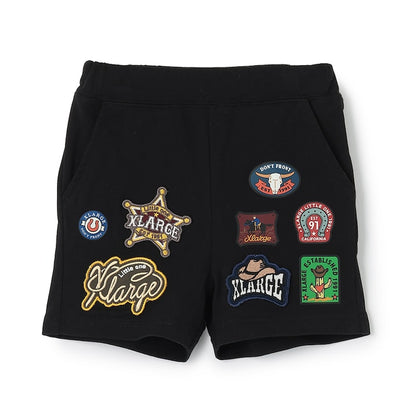 日本童裝 XLARGE KIDS 貼布徽章短褲 80-140cm 男童款 夏季 PANTS